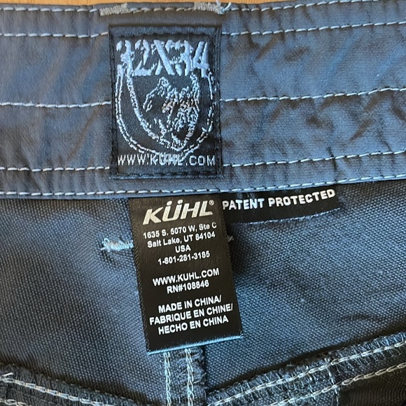 Kuhl Convertible Hiking Pants, Dark Grey, Size 32 x 34 - Picture 6 of 12
